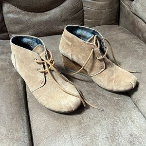 BOBS wedge booties